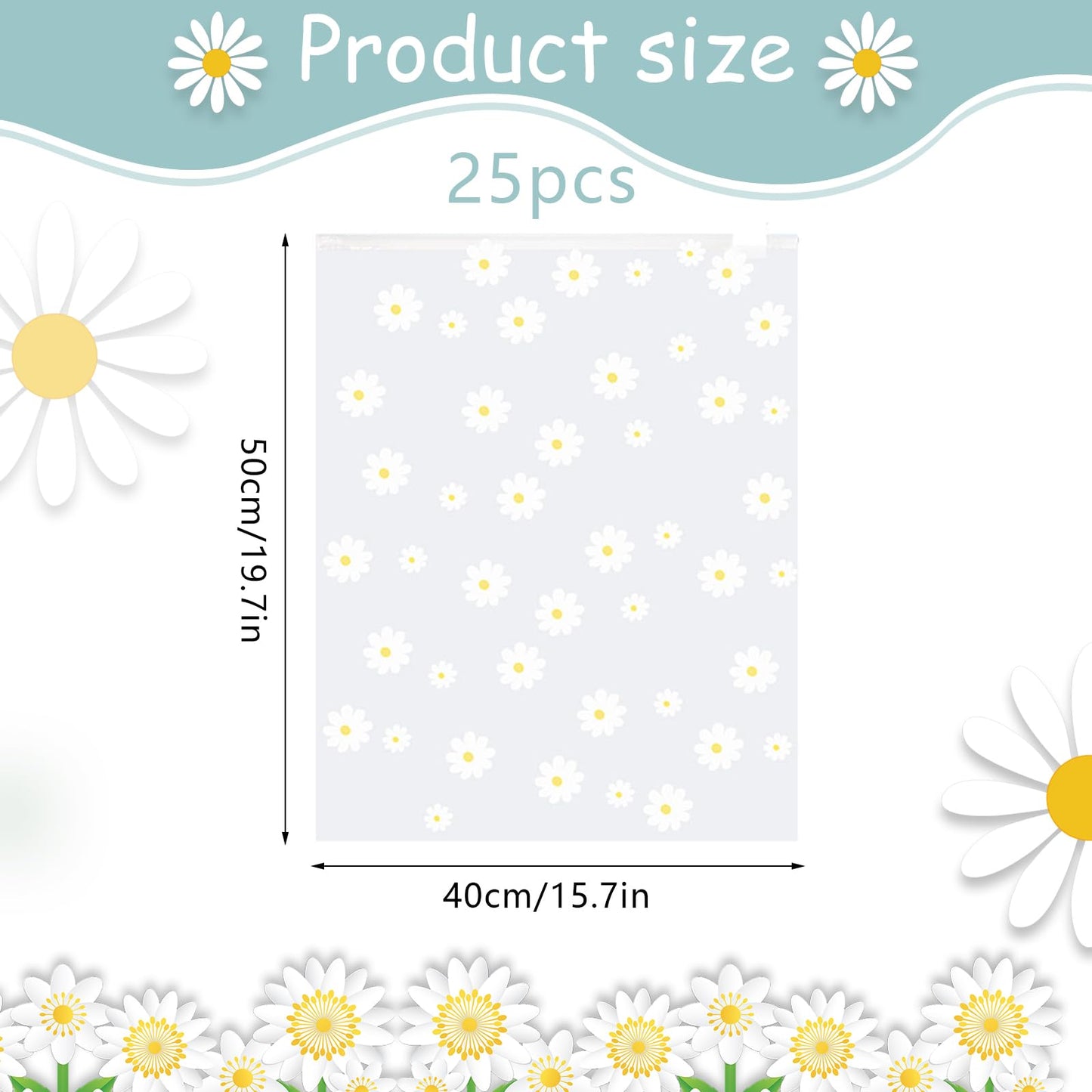 25 Pcs Reusable Ziplock Storage Bags 40 x 50 cm Travel Bags