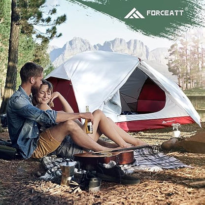 Forceatt Camping Tent,2-3 Man Tent for Outdoor PU3000mm Waterproof Tent Lightweight & Portable easy set up for Hiking Backping Eurohike