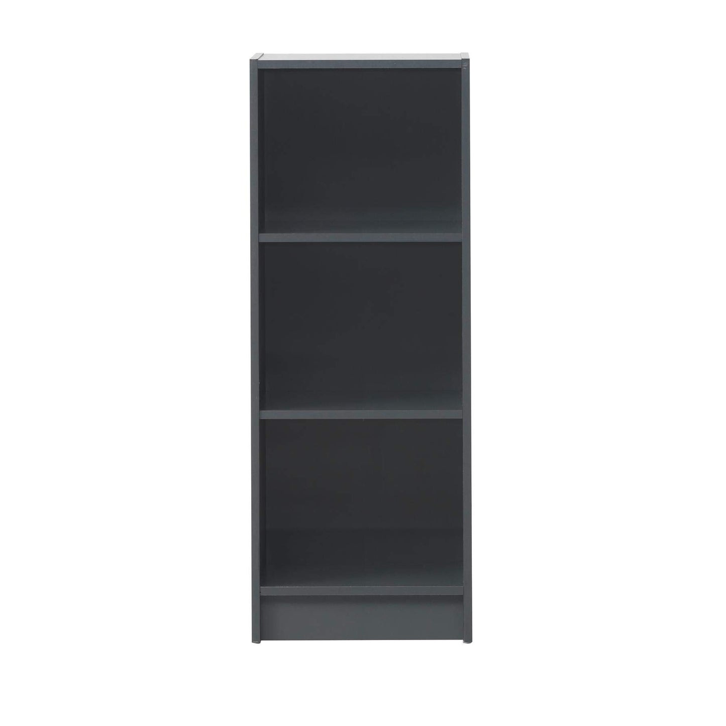 Timber Art Design UK 3 Tier Bookcase Open Tall Shelf Rack Contemporary Organizer Display Shelving Unit for Modern Living Room, Office Space
