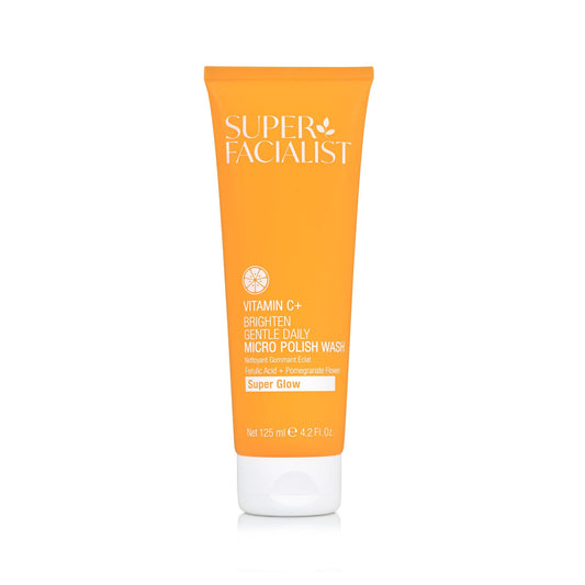 Super Facialist - Vitamin C + Gentle Daily Micro Polish Wash, Face Wash for Removing Dead Cells & Daily Impurities with Biodegradable Micro Beads,