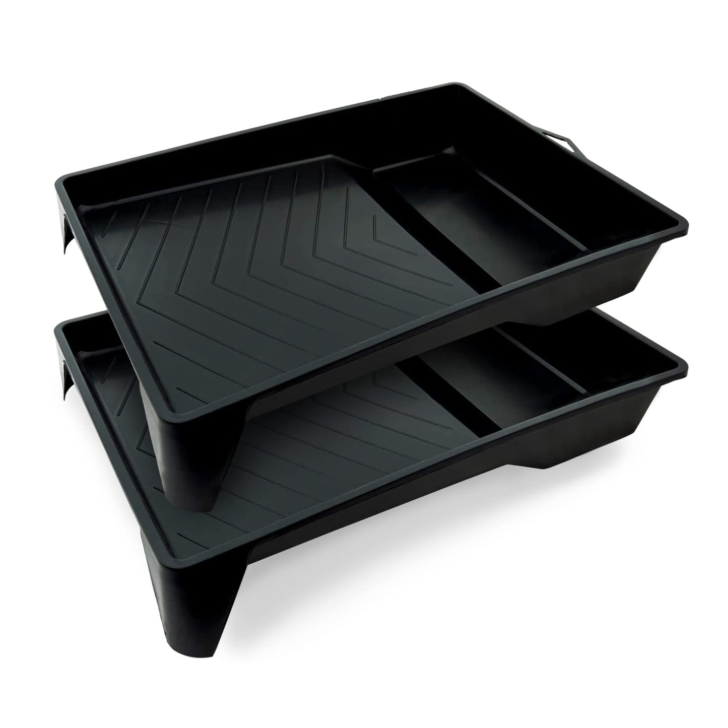 P&D Supreme 9-Inch Paint Roller Tray Set (2-Pack), Built for 9-in Roller Brushes