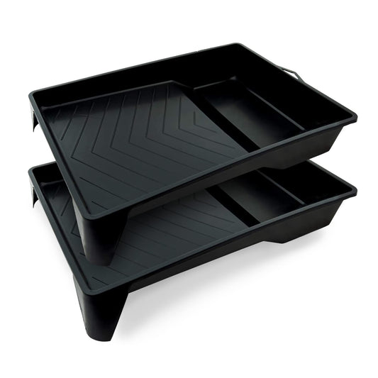 P&D Supreme 9-Inch Paint Roller Tray Set (2-Pack), Built for 9-in Roller Brushes