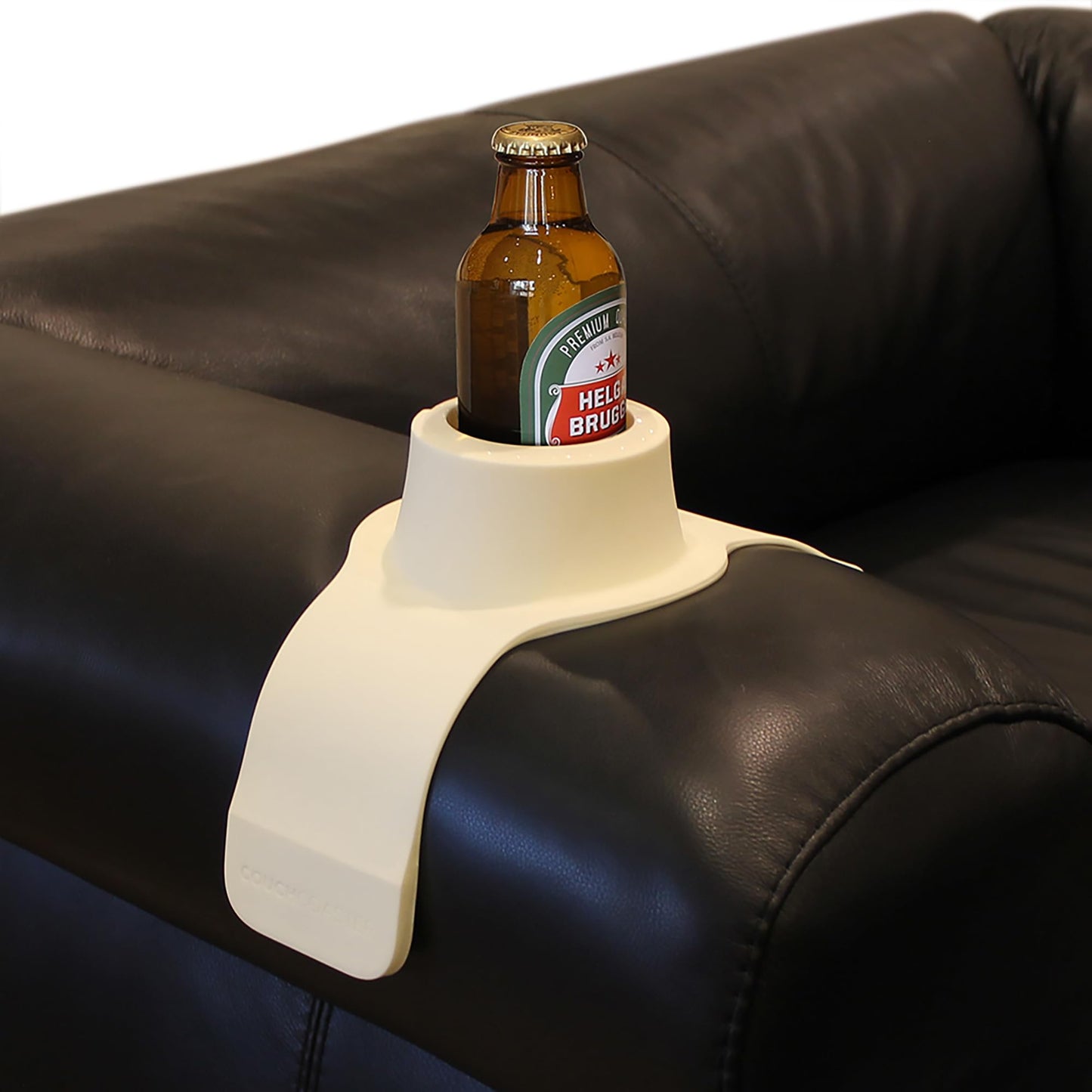 HIT PRODUCTS CouchCoaster® - Couch Armrest Cup Holder, Cool Cream