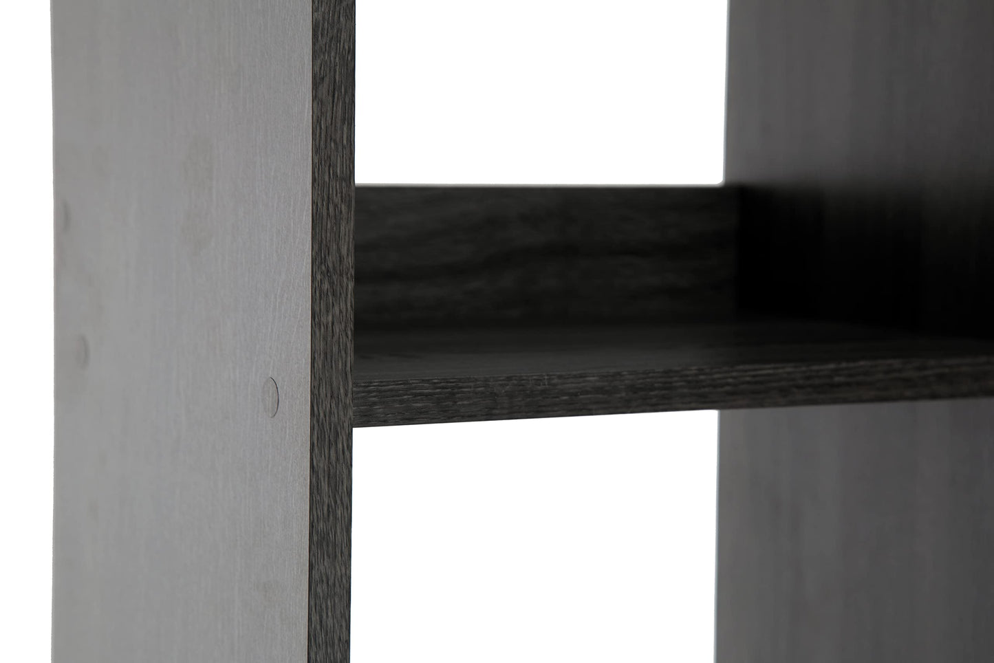 Iris Ohyama,Wooden Open Shelf, 6 Cube storage unit, Organiser, Modern design, Living room, Bedroom, Study room,WOS-6 - Grey Oak
