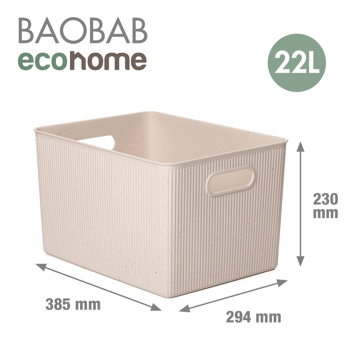 TATAY Storage Basket Ecohome BPA-Free Compact Versatile Design