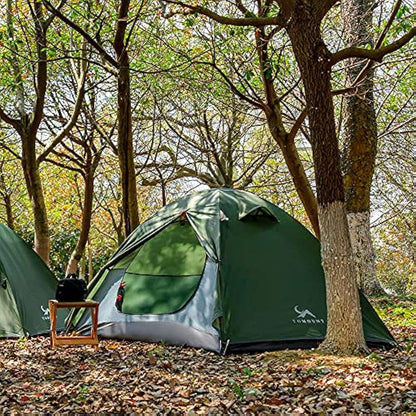 MC Backpacking Tent 2 Person Waterproof Lightweight Compact Double Layer Free-Standing Outdoor Camping Hiking 3 Season