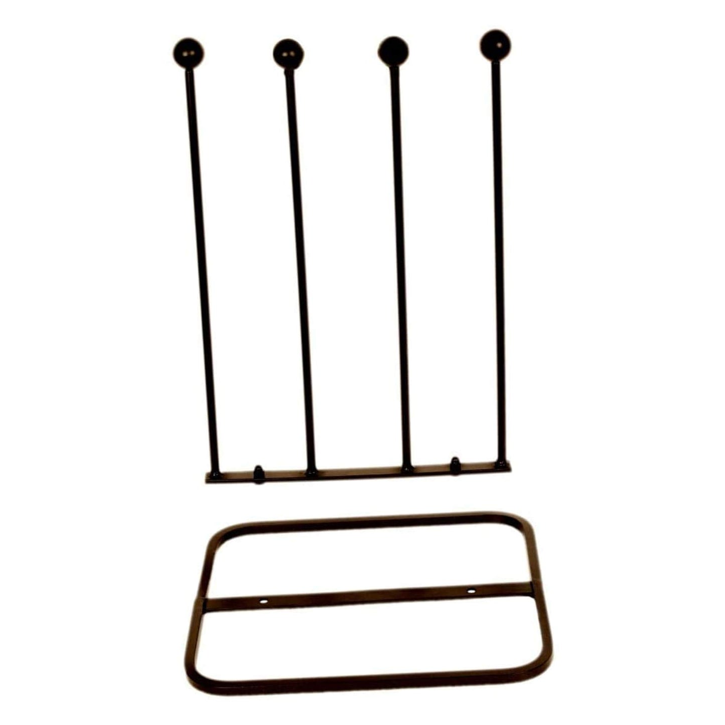 Arsuk Welly Boot Rack - Metal Wellington Boots Stand Outdoor, Cast Iron and Rustproof Wellies Storage Racks & Holder - 2 Pair & 4 Pair Boot Rack