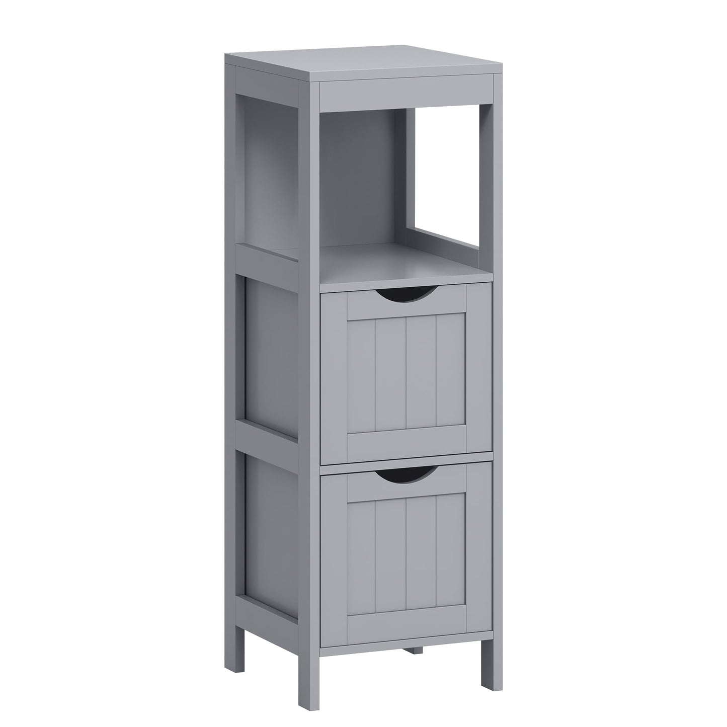 VASAGLE Bathroom Floor Cabinet, Freestanding Bathroom Storage Unit, with 2 Drawers, 1 Open Compartment, for Bathroom, Living Room, Kitchen, Modern