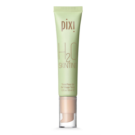 Pixi H2O SkinTint | Tinted Gel Moisturiser | Lightweight, Hydrating & Water-Resistant | Evens Tone & Reduces Redness | Fair | 1.2 fl oz/35 ml