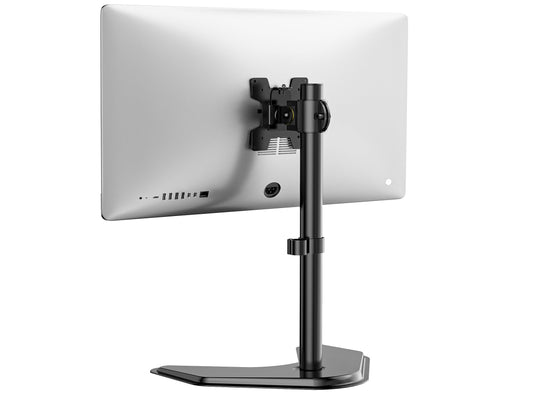 WALI Single Monitor Stand for 13 to 32 Inch Screen, Adjustable Freestanding Monitors Stands with Tilt Swivel Rotate, Universal Monitor Stands for hp