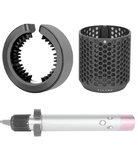 YTCHYYSK Outer Filter Cage Cover Replacement and Filter Cleaning Brush Compatible with Dyson Airwrap HS01 HS05 Strainer Magnetic Filter Cover Part no.