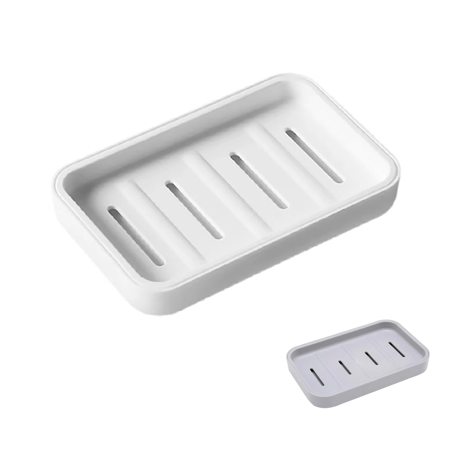 Senshuomy Soap Box, Soap Dish, Soap Dishes for Bathroom, Plastic Draining Soap Dishe, Plastic Draining Soap Dishes, Keep Soap Dry