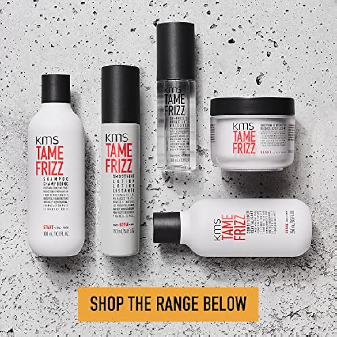 KMS TAMEFRIZZ Shampoo for Medium to Thick, Coarse Hair