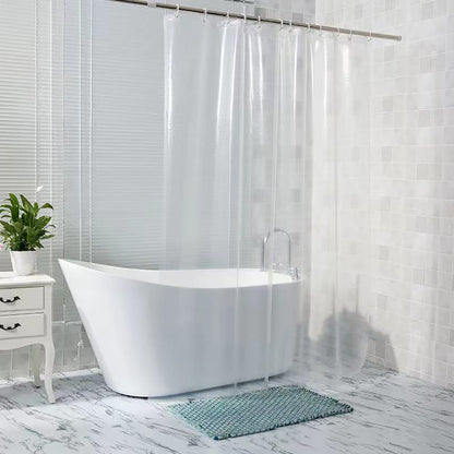 Lkw Ogechi Transparent Shower Curtain Thick Extra Wide 180cm-300cm, 200cm Drop PVC Bath Curtain, 300X200cm Quick-drying Clear Shower Curtain