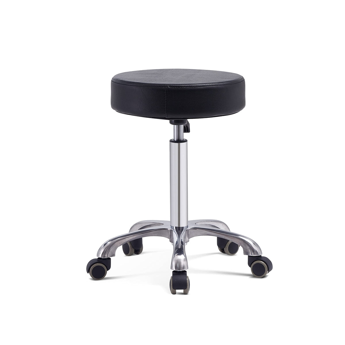 Grace&Grace Adjustable Rolling Stool Chair with Wheels for Massage Beauty Salon Shop Home Kitchen,Heavy Duty Rolling Swivel Stool