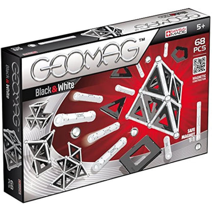 Geomag- 013 - Panels Black and White,104 Pieces