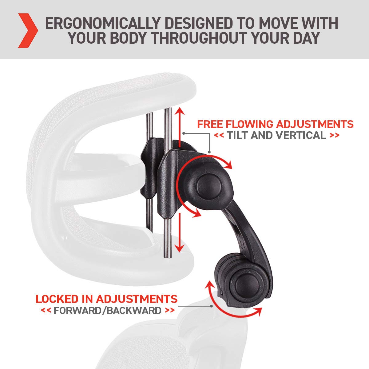 Engineered Now The Original Headrest for the Herman Miller Aeron Chair H4 for Remastered, Carbon