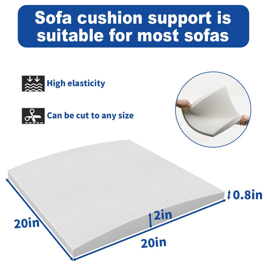 Exquilnova 50x50cm Sofa Support Boards,Support Cushion,High Density Foam for Sofa Suitable for Various Types of Sofas,Foam Cushion Pads Restore