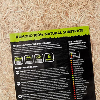 Komodo Aspen Bed Terrain, 6 Litre