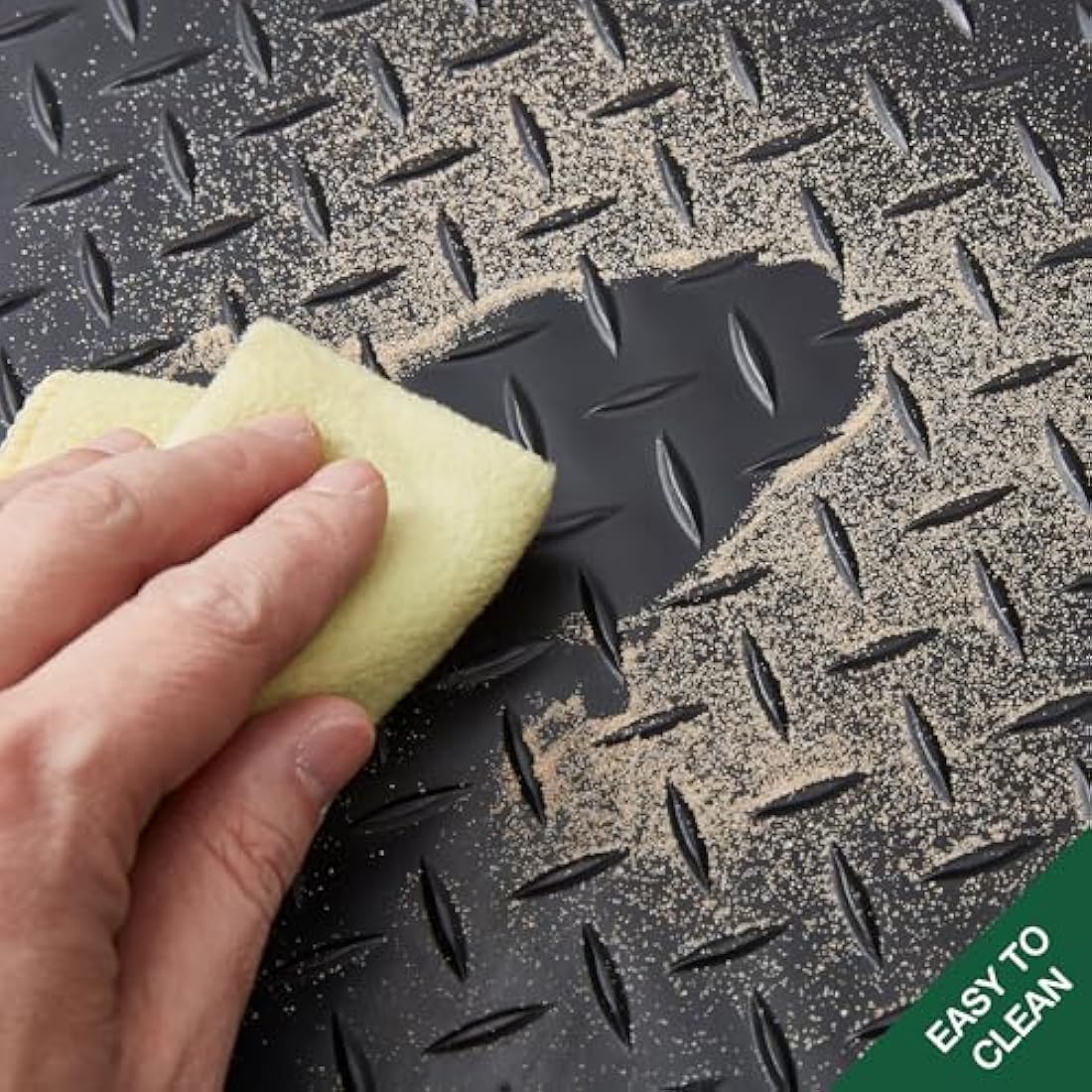 GCM - Car Floor Mats for Honda CR-V 2012-2018 Full Coverage Floor Protection - Anti Slip & Fit Rubber Car Mats with Clips Easy to Clean Heavy Duty for All-Weather- Red Edging, Rubber