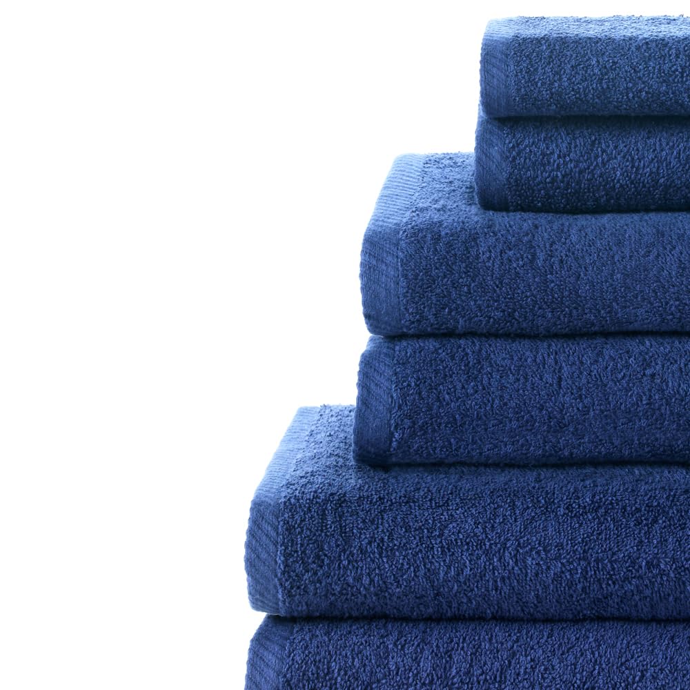 Top Towel - Set of 2 Hand Towels, 2 Bath or Shower Towels and 2 Bidet Towels - Towel Set - 100% Cotton - 400 g/m6