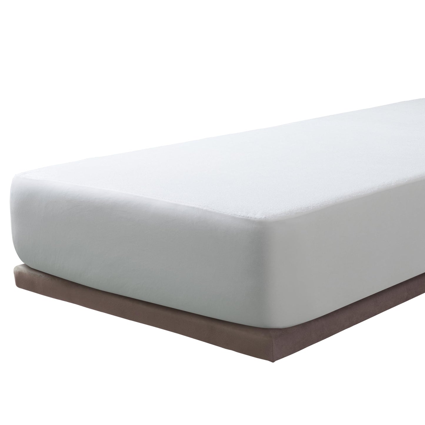 Savel - Mattress Cover (90x190/200 cm) Single Size | Aloe Vera | Waterproof Mattress Protector - White