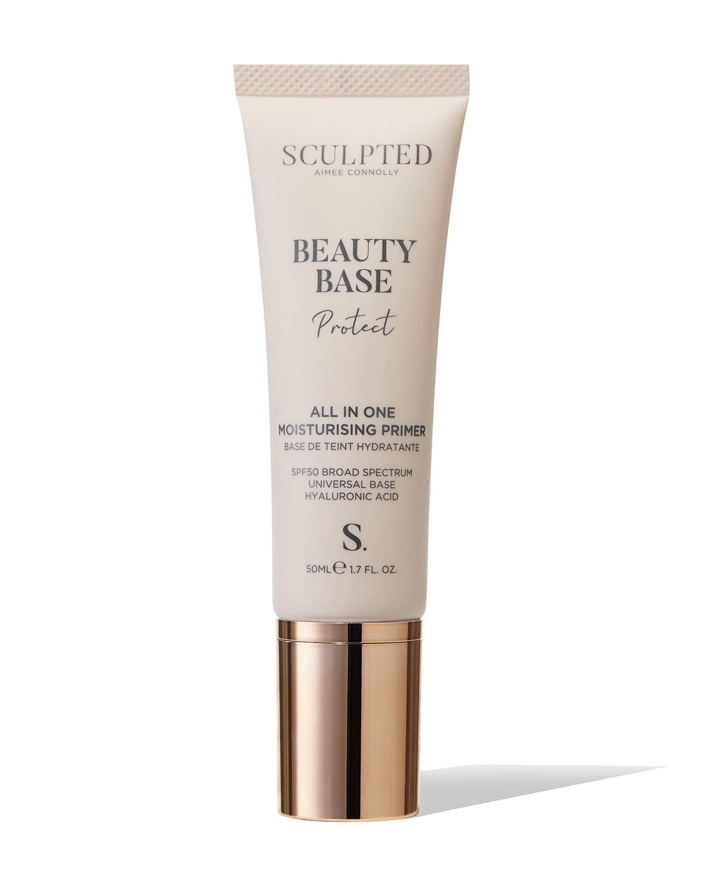 Beauty Base Protect SPF 50 Primer from Sculpted by Aimee (Protect) ? 50ml All in One Moisturising Primer that Protects from UVA and UVB, Perfecting