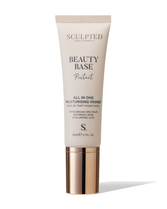 Beauty Base Protect SPF 50 Primer from Sculpted by Aimee (Protect) ? 50ml All in One Moisturising Primer that Protects from UVA and UVB, Perfecting