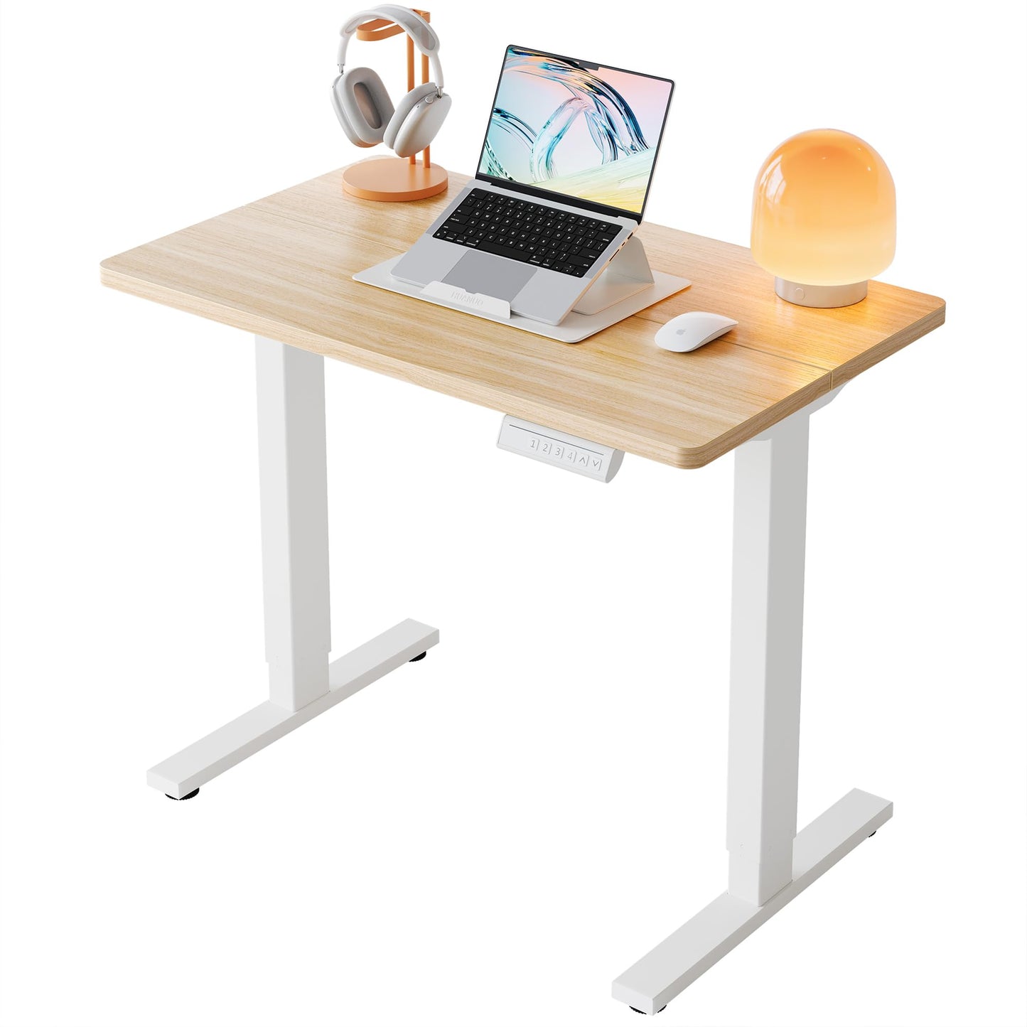 HUANUO Standing Desk 80x48cm mit 4 Memory height settings