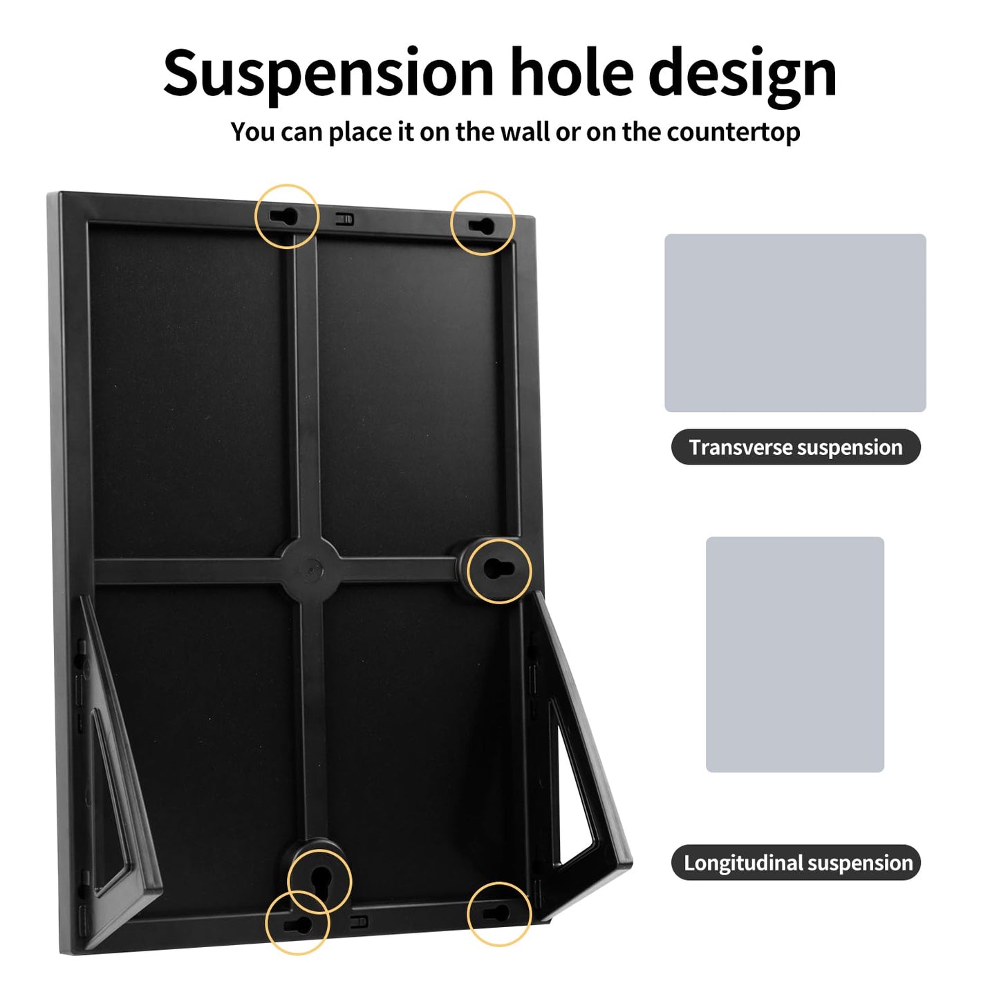 A4 Stand, Acrylic Stands A4 for Table Numbers Wedding, Poster, Flyer, Menu, Brochure Holder A4 Both in Horizontal and Vertical Direction