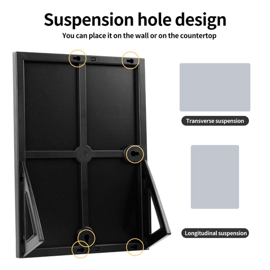 A4 Stand, Acrylic Stands A4 for Table Numbers Wedding, Poster, Flyer, Menu, Brochure Holder A4 Both in Horizontal and Vertical Direction