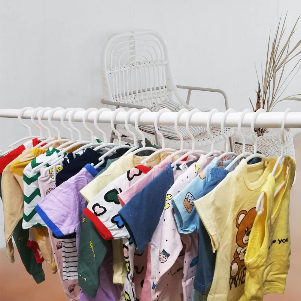 Baby Hangers MOBU 40 Pack Baby Coat Hangers for Clothes Newborn Toddler