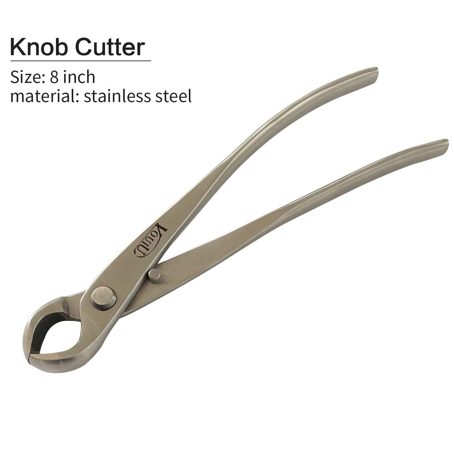 vouiu 4-Piece Bonsai Tool Set,Concave Cutter,Knob Cutter,Trunk Splitter,Bonsai Scissors
