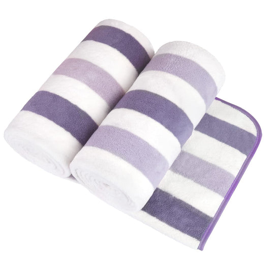 JML Microfiber Bath Towels, Bath Towel 2 Pack(30" x 60"), Oversized, Soft, Super Absortbent and Fast Drying, Multipurpose Use for Sports, Fitness,