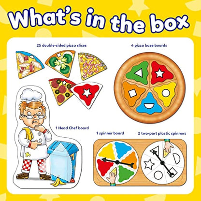 Orchard Toys Pizza, Pizza! Game, Educational Board Game for Preschoolers and Children Age 3-7, Shape and Colour Game, Educational Game Toy
