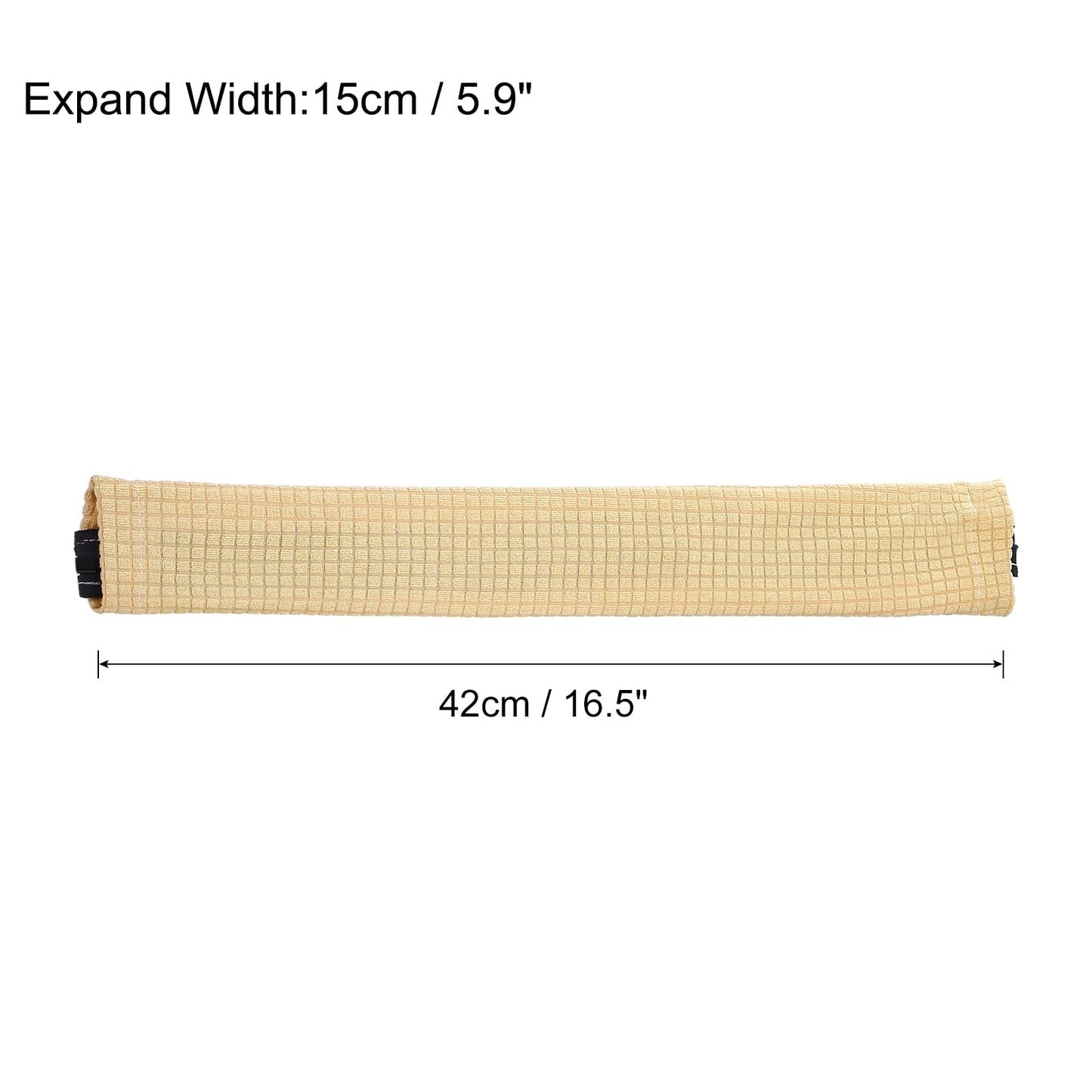 sourcing map 2pcs Office Chair Arm Covers, Office Chair Armrest Covers Stretchable Computer Chair Arm Covers Protectors for Office Gaming Chair, Beige