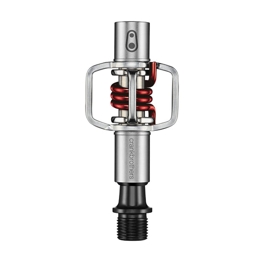Crankbrothers Eggbeater-1 Pedals, Silver with Red Spring