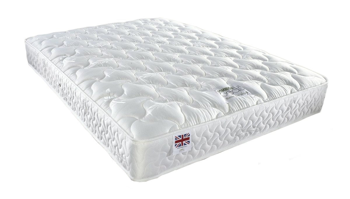 Somnior Beds Regal Quilted Mattress Comfort Sleep Solution, Silk, White, Single