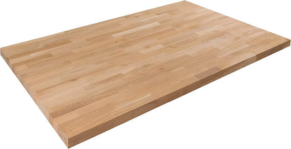 domli Solid Wood Oak Table Top | 1200m x 600mm x 27mm | Top Grade European Wooden Large Square Kitchen Dining Tabletop Worktop Desktop Countertop