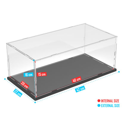 Nynelly Acrylic Display Case for Lego Cars Model Cars for Lego Mustang 10265 Porsche 911 10295 10304 10337 10353 42176