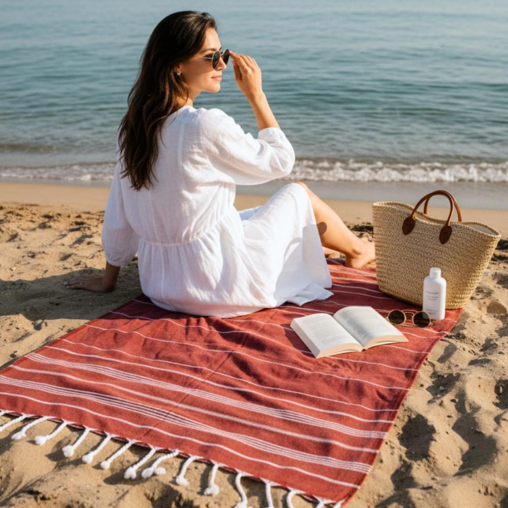 MyStilo XXL Sauna Towel, Hammam Towel, Large, Soft Bath Towel, 100 x 200 cm, Quick-Drying, Premium Beach Towel, Towel for Men, Women