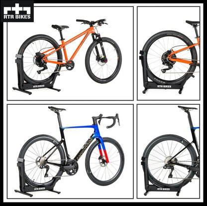RTR BIKES Brutus Professional standing Bike Stand - Ideal for your garage, home or bike shop