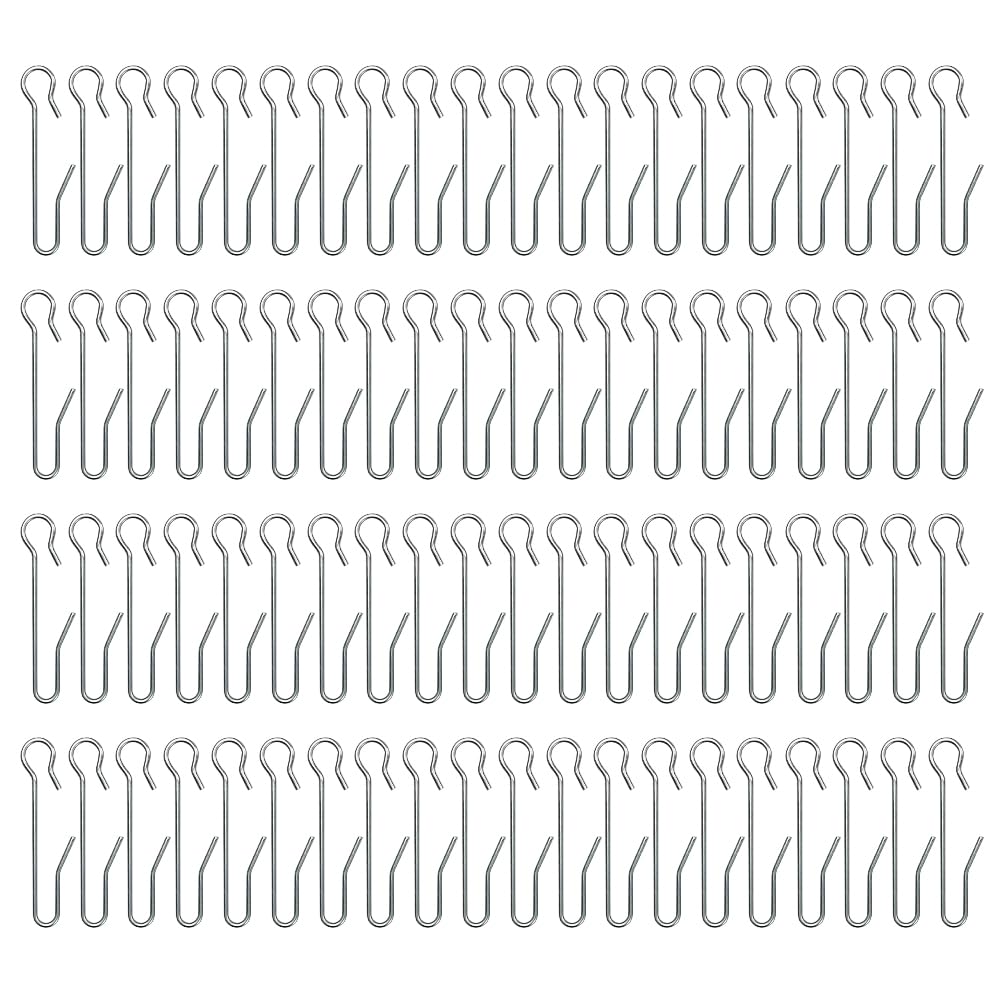 HLIWS 80 Pcs Curtain hanging hooks,for hanging shower curtains and curtains