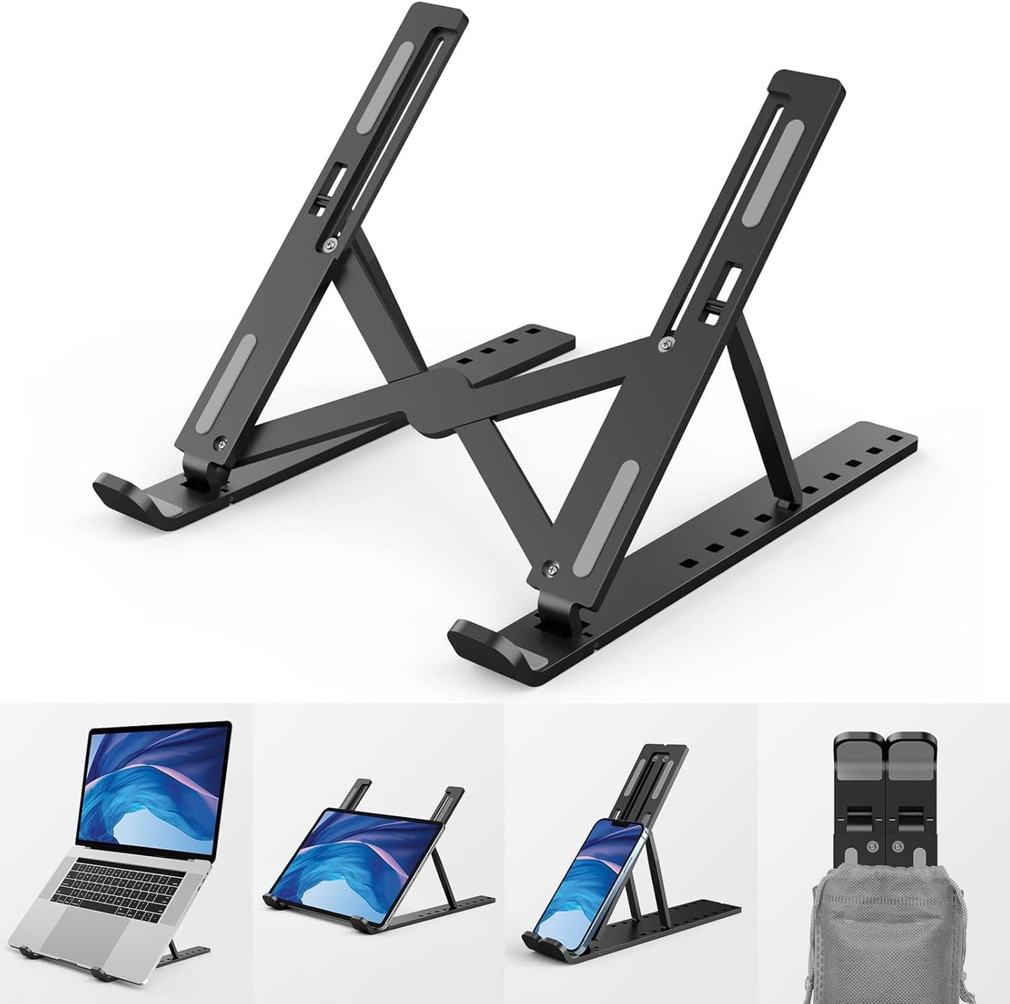 Maideduo Portable Laptop Stand, Black