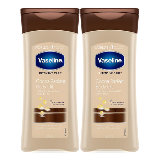 Vaseline Total Moisture Cocoa Radiant Body Gel Oil - 6.8 oz - 2 pk