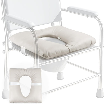 RoamReady Bedside Commode Cushion, Seniors Portable Seat Cushion for Toilet