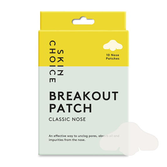SKIN CHOICE Pore Strips - Breakout Patch XL Hydrocolloid Nose Strips to Unclog and Shrink Pores, Nose Patch Absorbs Oil, Acne Pimple Spot Blackhead