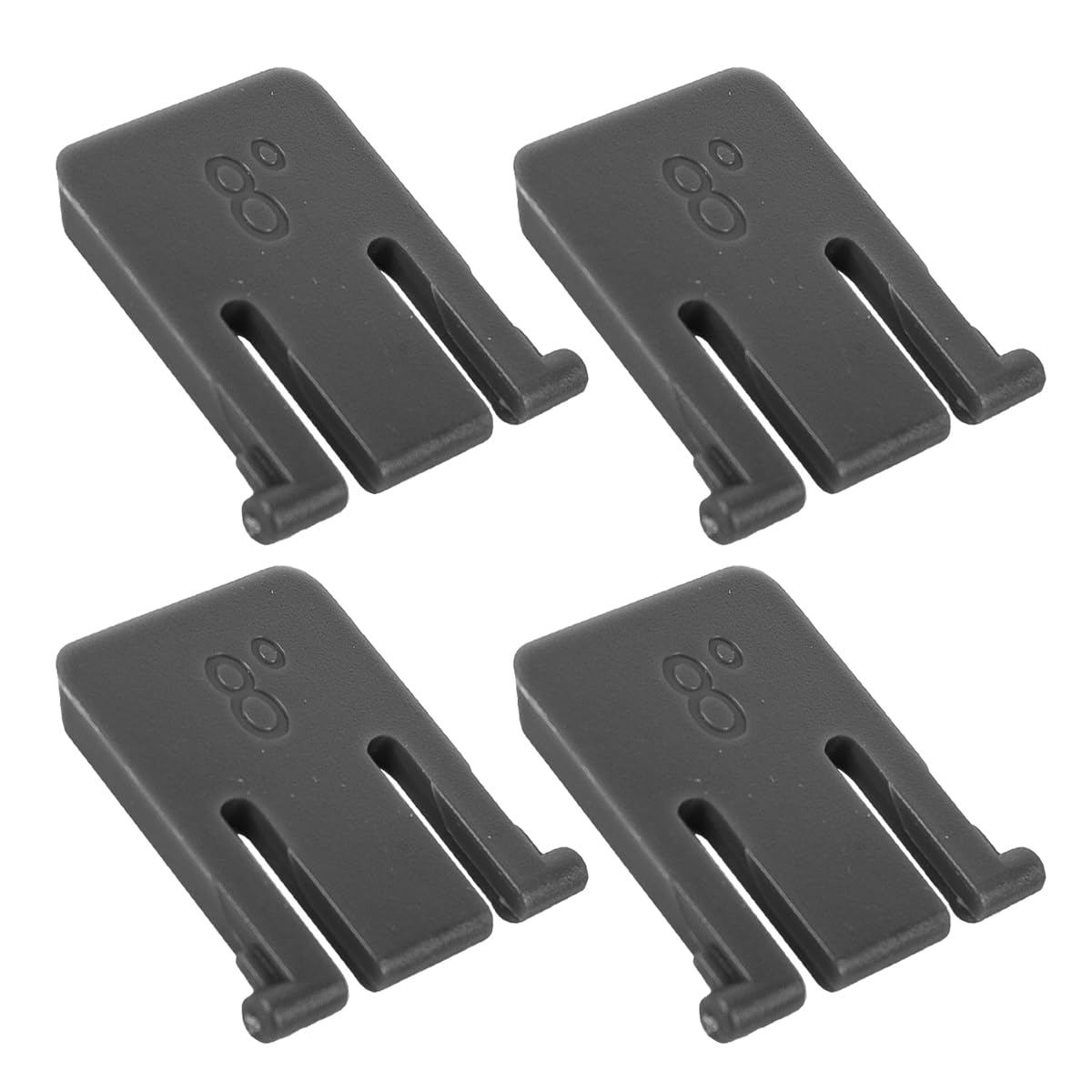VOANZO 4-Piece Keyboard Support Feet Kit,Replacement Stand Legs for K200, K260, K270, K275,MK200,MK260,MK270,MK275,Keyboards (Black)