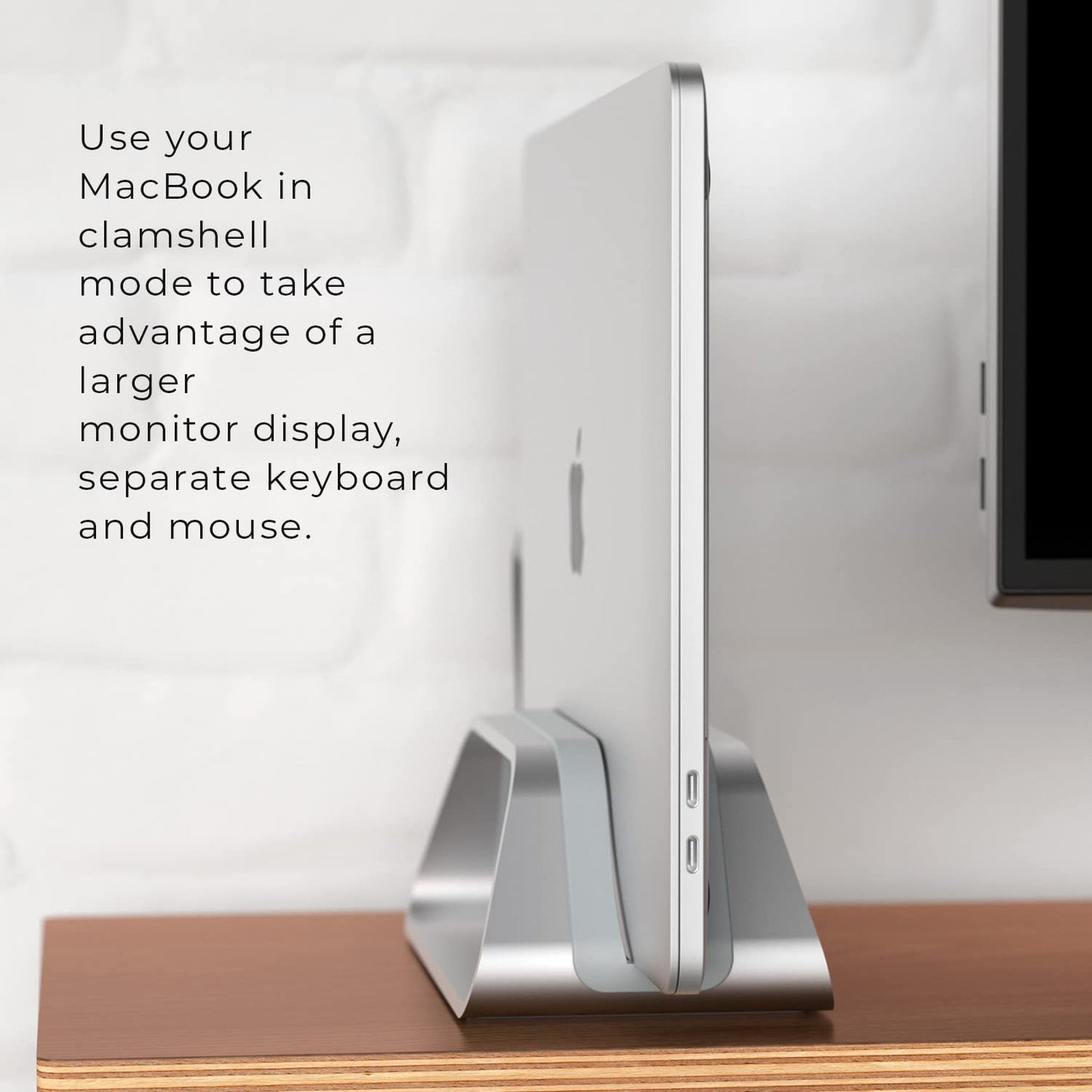 HumanCentric Vertical Laptop Stand Compatible with MacBook Pro & Air