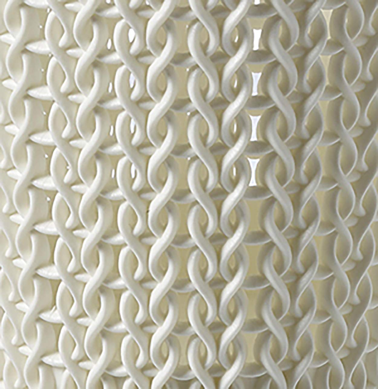 Curver Knit Effect Kitchen, Living room, Bathroom, Bedroom, Utility Medium Rectangular Storage Basket 8 Litres - Oasis White